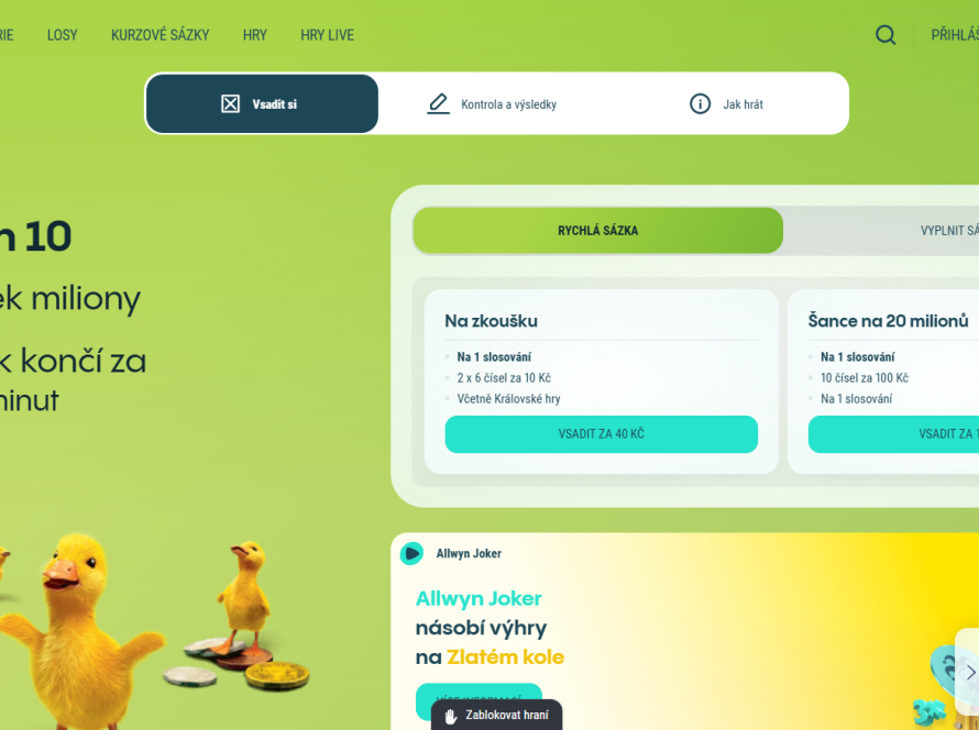 tiket šťastných 10 náhled