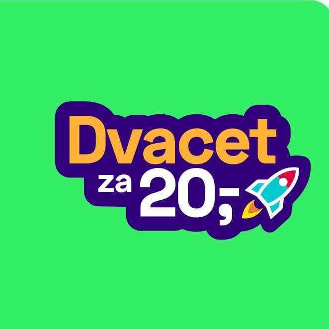 Dvacet za 20,- logo