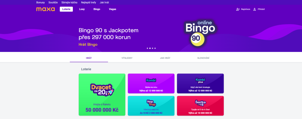 Jak se registrovat do Maxa Kombi plus? 1 Maxa Kombi plus registrace