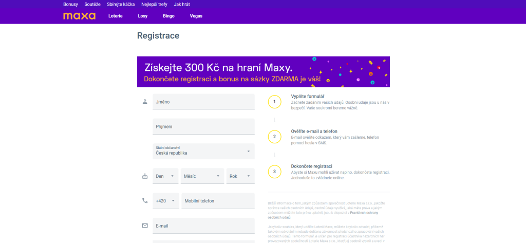 Jak se registrovat do Maxa Kombi plus? 2 maxa kombi plus registrace 2 1