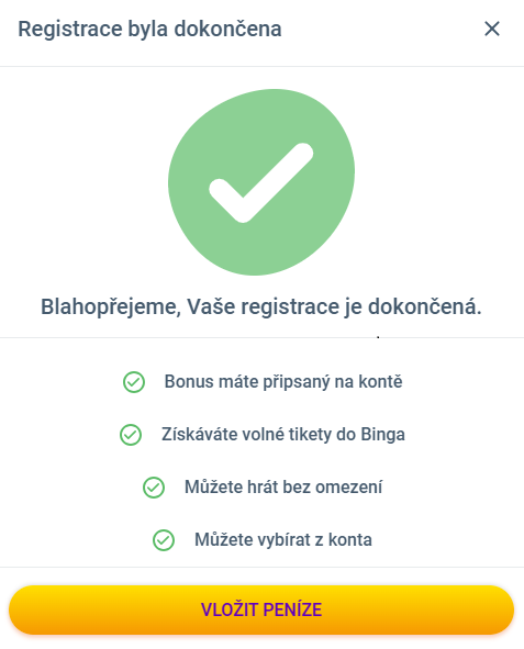 registrace dvacet za dvacet final