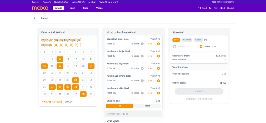 Recenze Maxa Kombi tiket