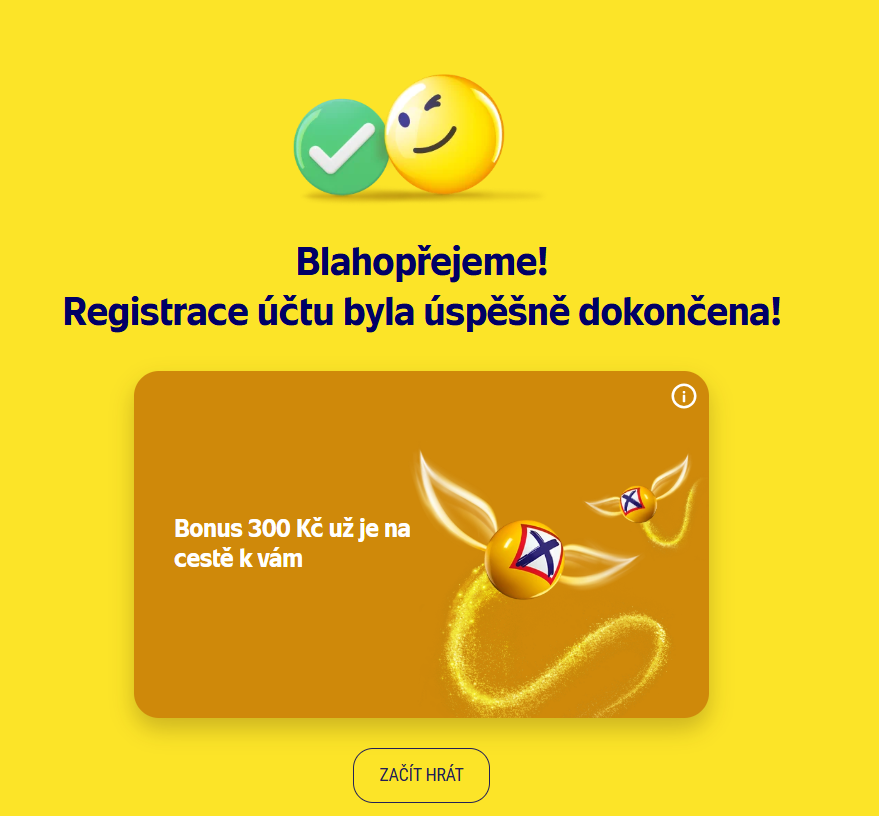 Registrace Šťastné datum