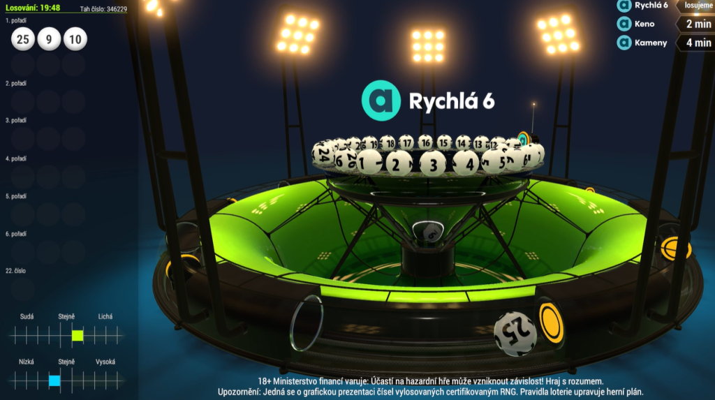 Nejvyšší výhry a historie Rychlá 6 – odnesl si někdo 6 250 000 Kč? 1 rychla 6 live stream