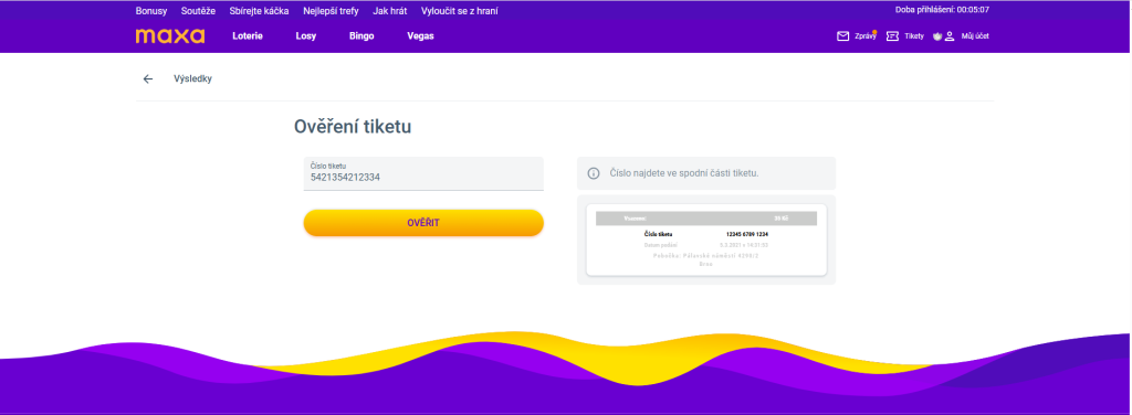Jak zkontrolovat tiket a výsledky Maxa Kombi? 1 výsledky maxa kombi