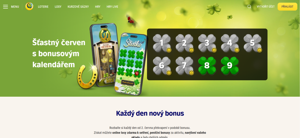 Kalendář Šťastný červen náhled