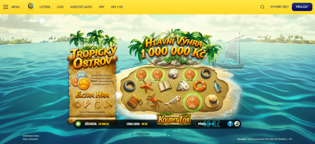 tropicky ostrov setreny min