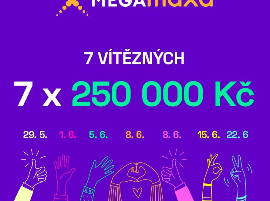 megamaxa v červnu