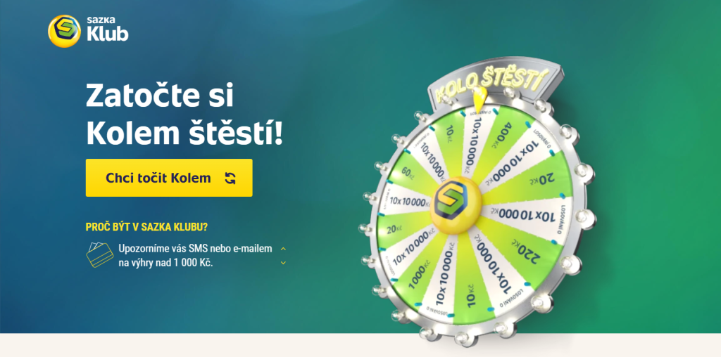 sazka kolo štěstí