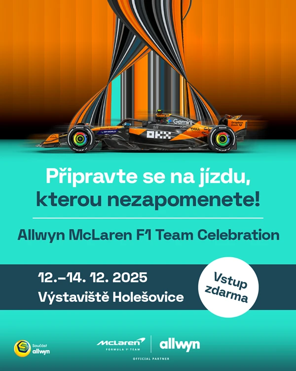 allwyn mclaren f1 celebration