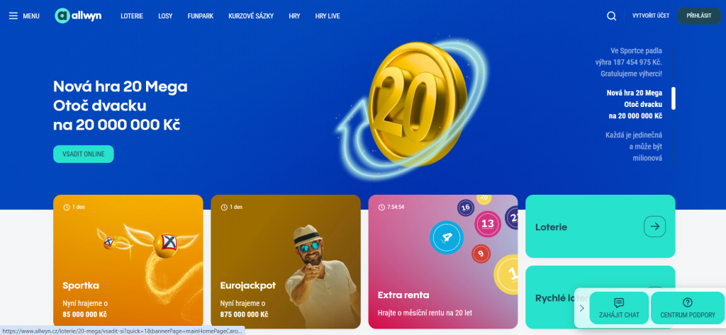 Zatočení Kolem štěstí přineslo výherkyni z Pardubicka 250 000 Kč 1 zatočení kolem štěstí allwyn